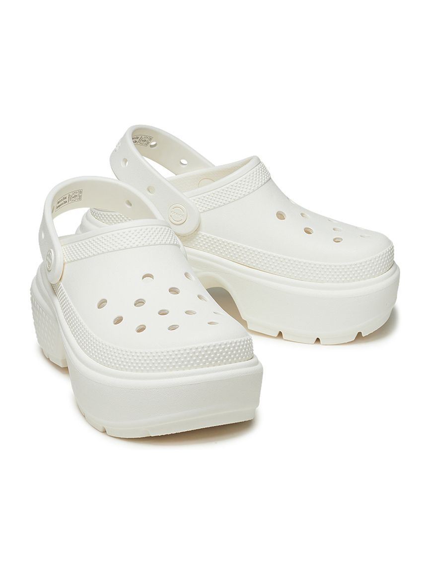 emmi「【emmi＋crocs】Stomp Clog」|スニーカー|WHT
