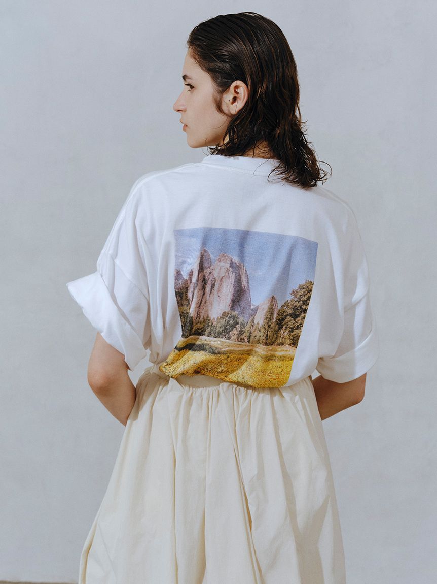 THE NORTH FACE「【THE NORTH FACE】S/SYosemiteSceneryT」|Tシャツ・カットソー|WHT