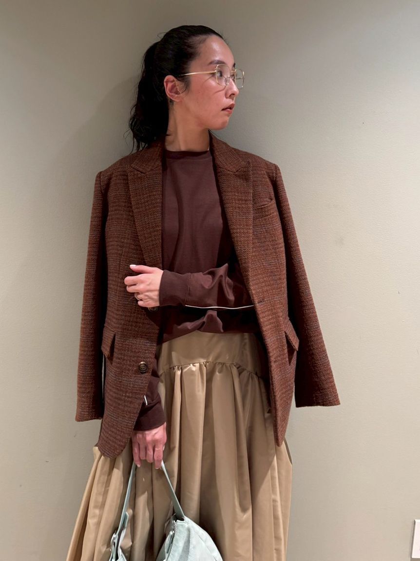 emmi atelier「emmiロゴロングTシャツ」|Tシャツ・カットソー|