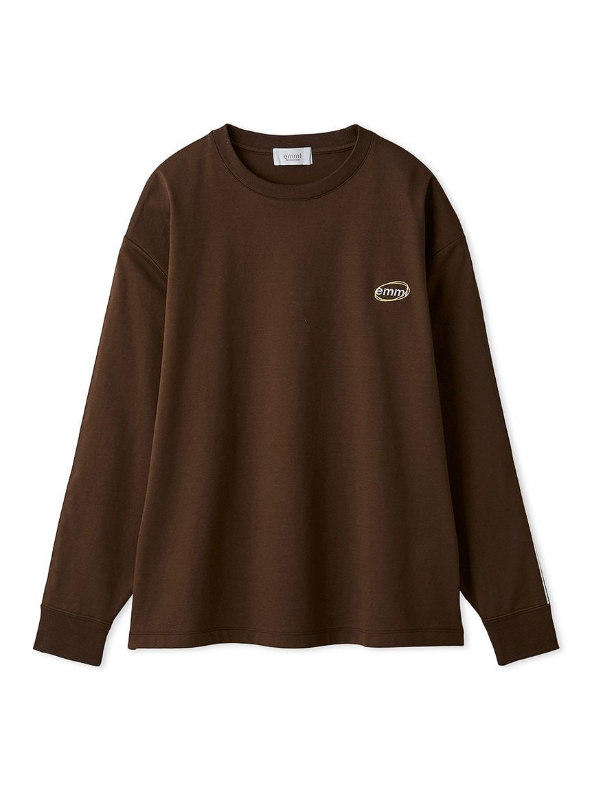 emmi atelier「emmiロゴロングTシャツ」|Tシャツ・カットソー|