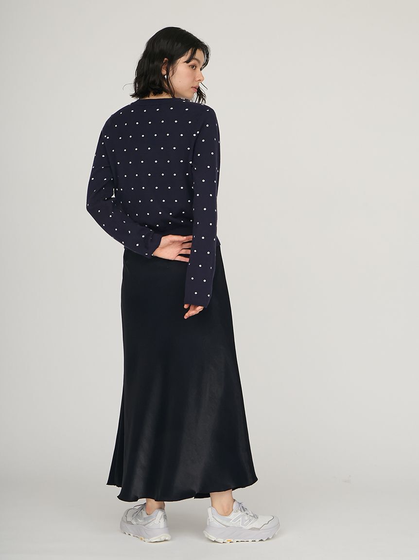 emmi atelier「シャイニーサテンナロースカート」|スカート|