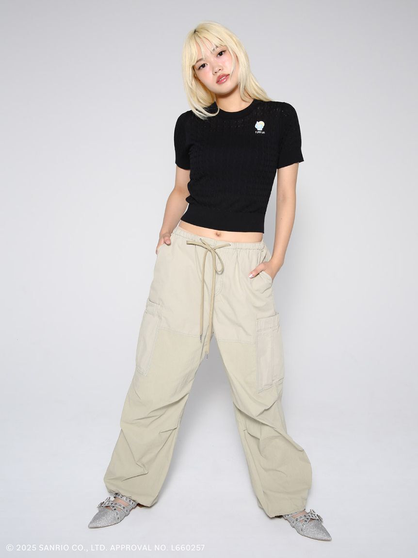 FURFUR「FRESH PUNCH ハーフスリーブニット」|ニット・セーター|