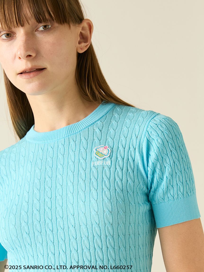 FURFUR「FRESH PUNCH ハーフスリーブニット」|ニット・セーター|