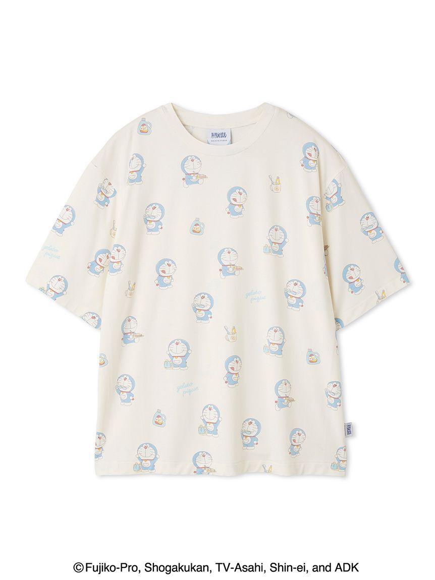 gelato pique「【ドラえもん】【ユニセックス】おはようおやすみTシャツ」|ルームウェア|OWHT