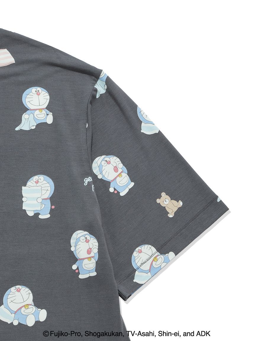 gelato pique「【ドラえもん】【ユニセックス】おはようおやすみTシャツ」|ルームウェア|