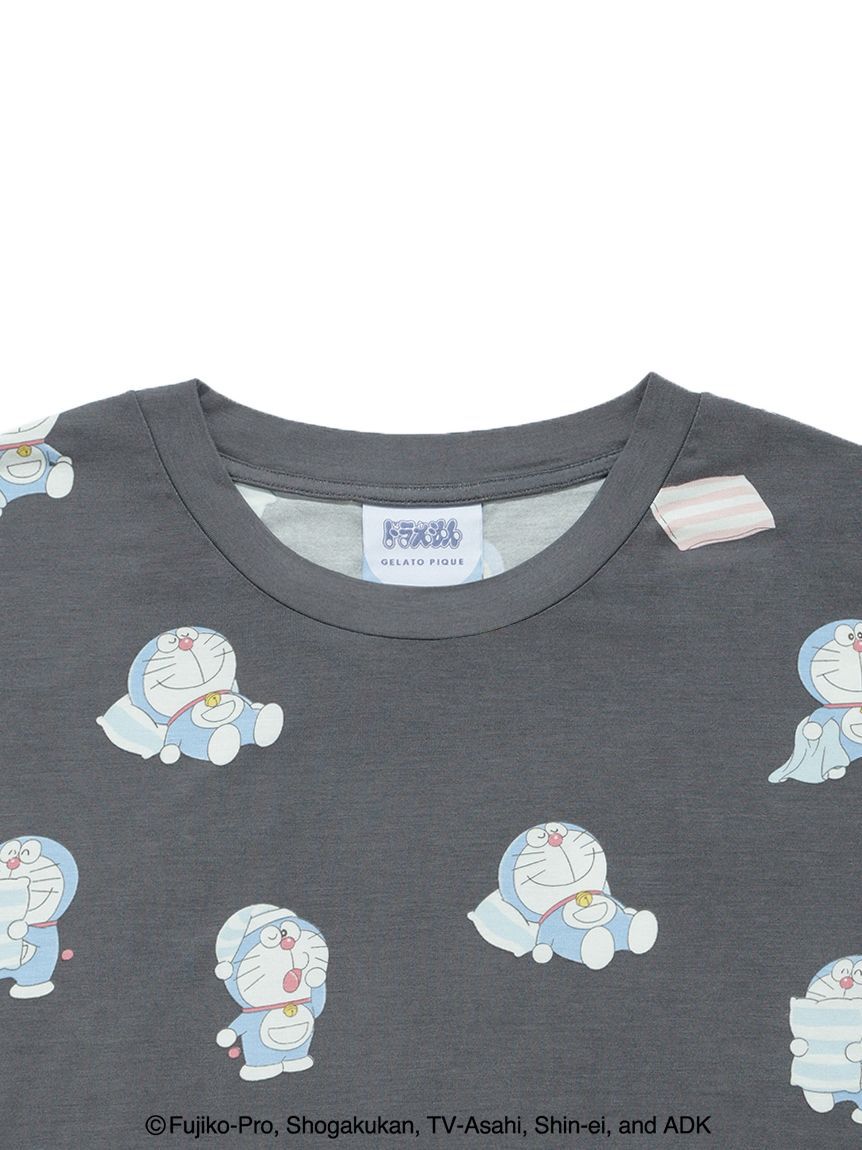 gelato pique「【ドラえもん】【ユニセックス】おはようおやすみTシャツ」|ルームウェア|