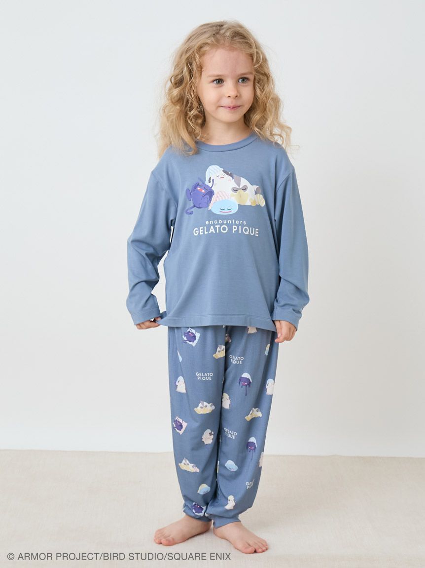 GELATO PIQUE KIDS & BABY「【ドラゴンクエスト】【キッズ】スリーピングモンスターワンポイントロンT」|ルームウェア|