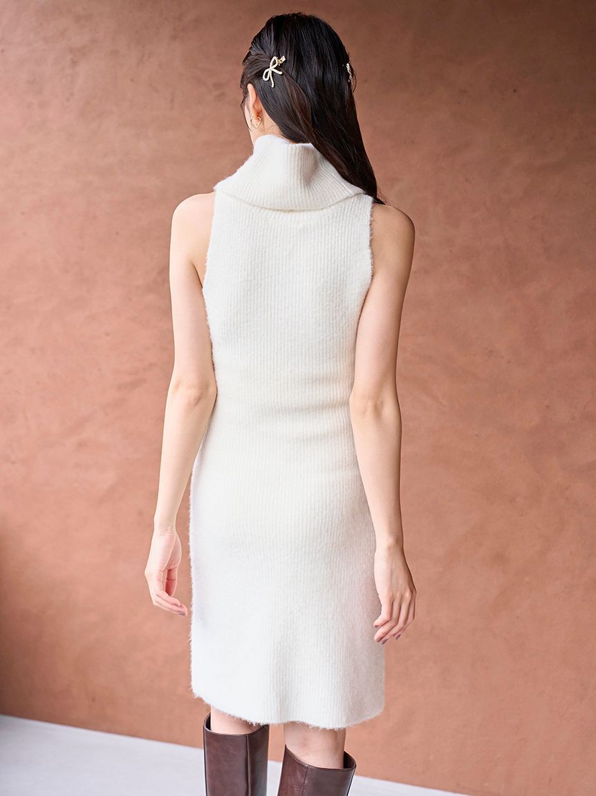 SNIDEL「タートルネックミニニットワンピース」|ワンピース|