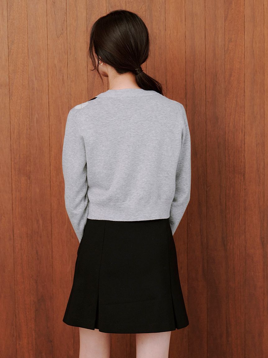 SNIDEL「アーガイルカーディガン」|カーディガン|