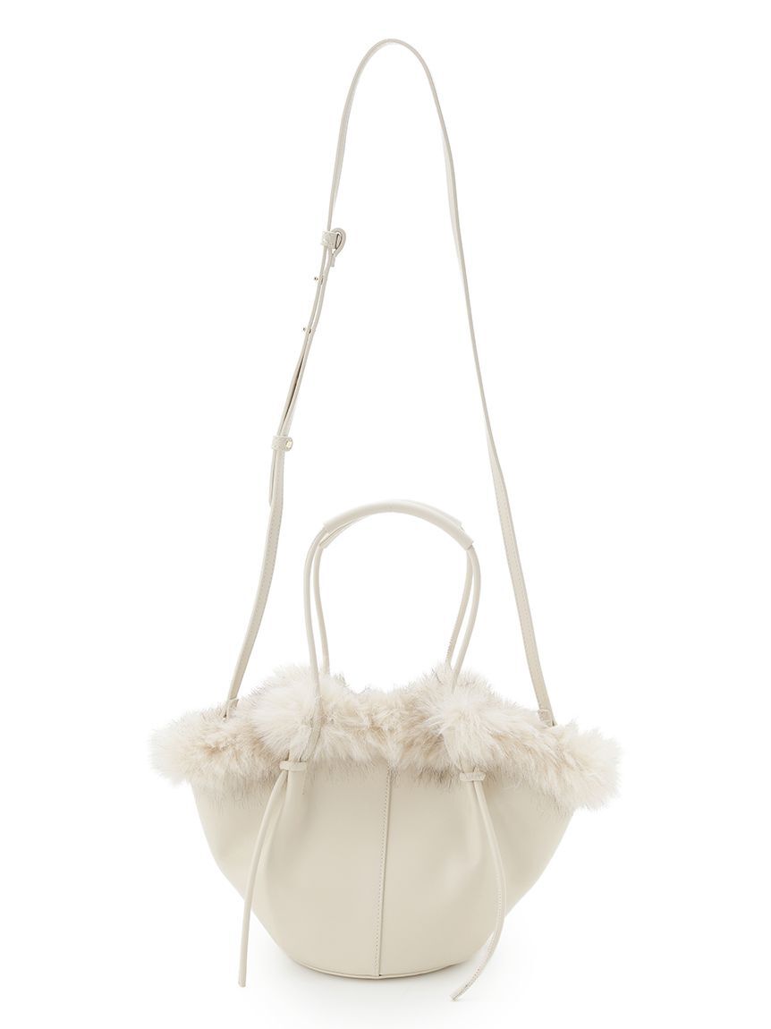 SNIDEL「ファーバケットバッグ」|ハンドバッグ|