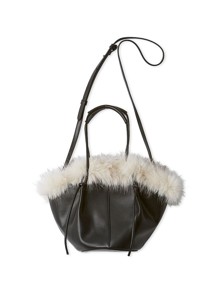 SNIDEL「ファーバケットバッグ」|ハンドバッグ|