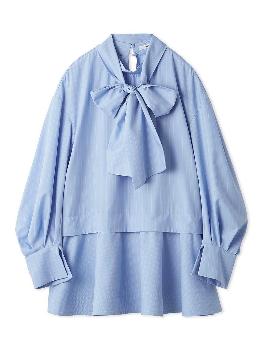 SNIDEL「Sustainableバリエボリュームチュニックブラウス」|シャツ・ブラウス|