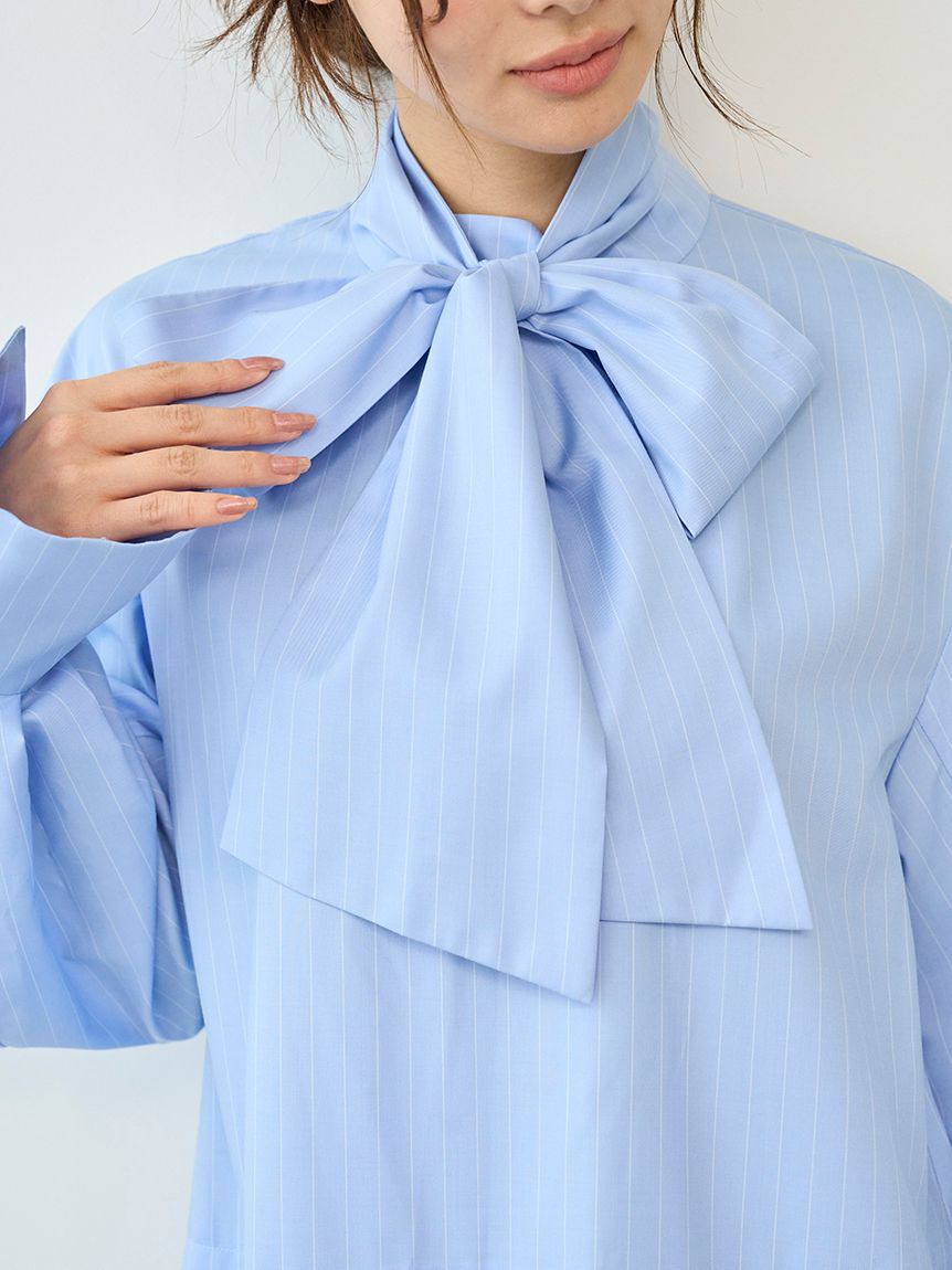 SNIDEL「Sustainableバリエボリュームチュニックブラウス」|シャツ・ブラウス|