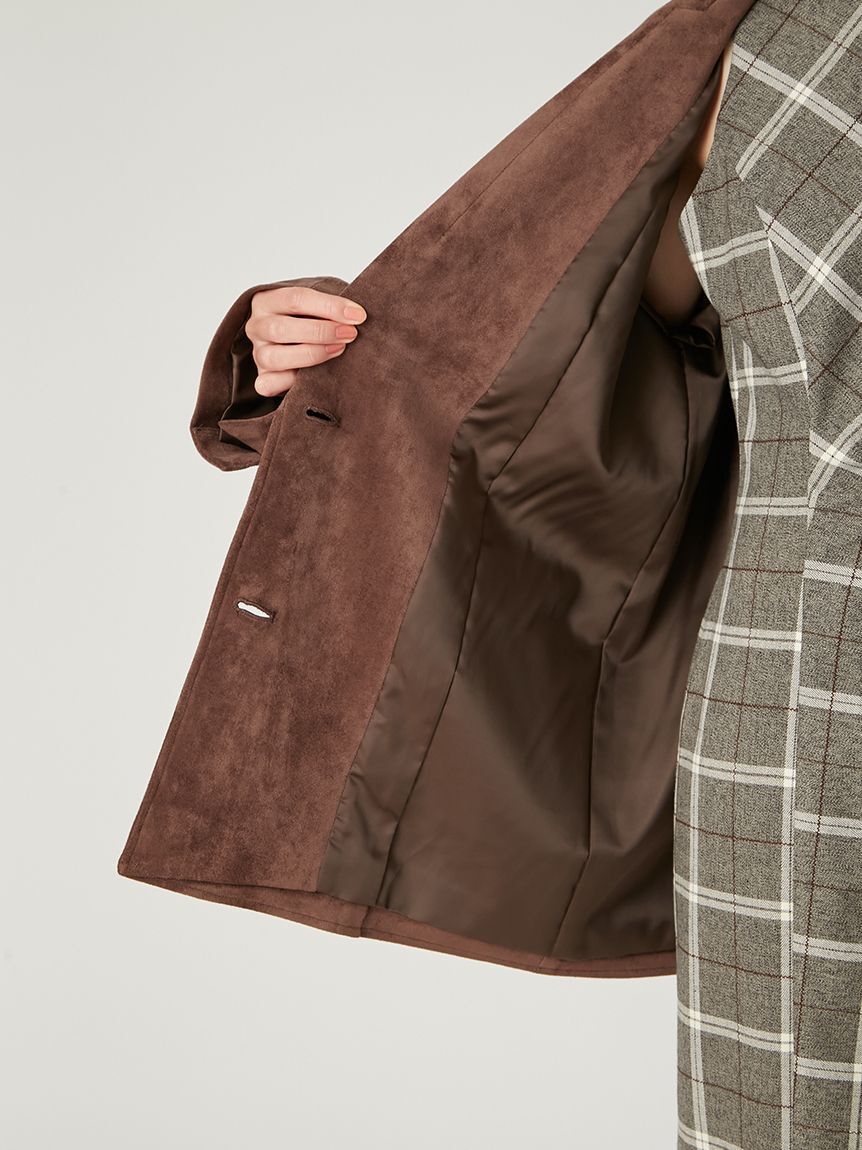 FRAY I.D「バリエレザーライクテーラードジャケット」|テーラードジャケット|