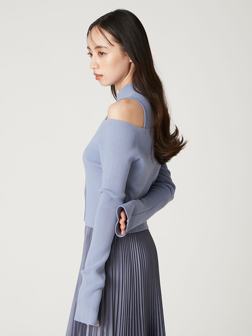 FRAY I.D「ランダムリブクロップドカーディガン」|カーディガン|