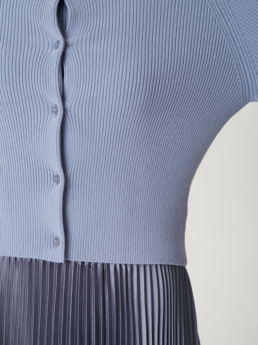 FRAY I.D「ランダムリブクロップドカーディガン」|カーディガン|