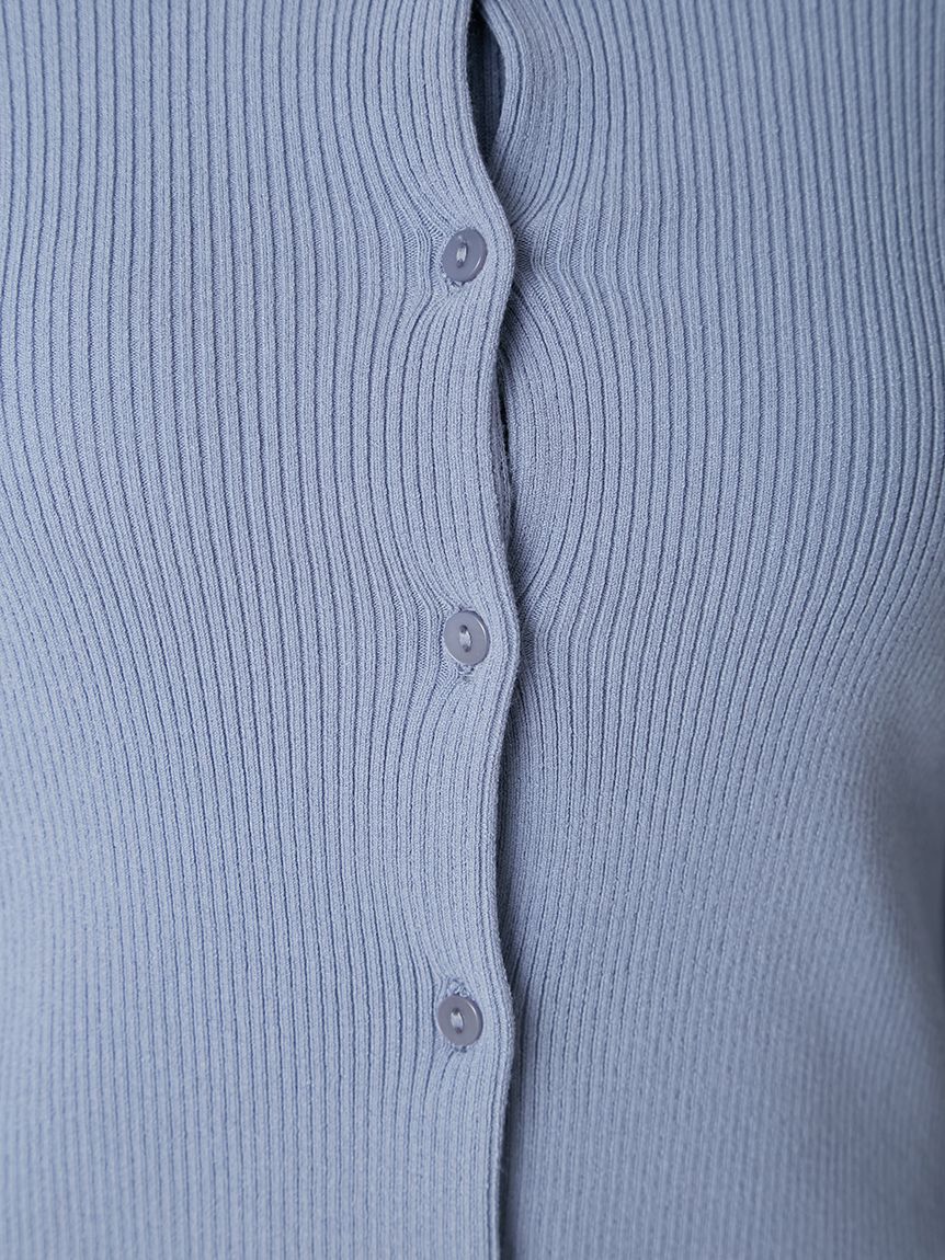 FRAY I.D「ランダムリブクロップドカーディガン」|カーディガン|