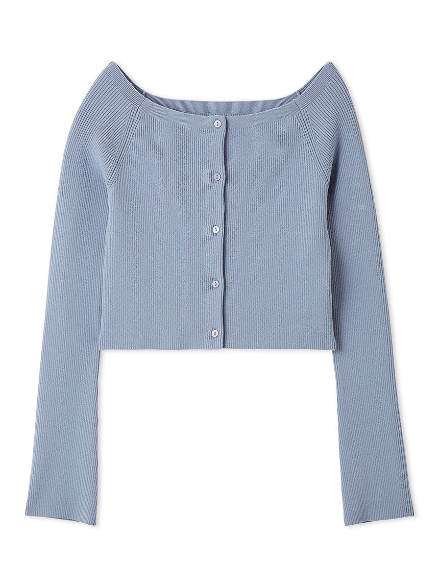 FRAY I.D「ランダムリブクロップドカーディガン」|カーディガン|