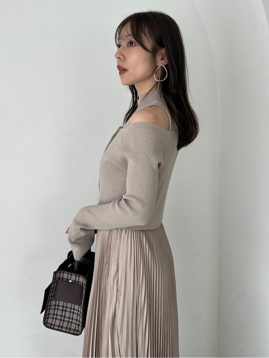 FRAY I.D「ランダムリブクロップドカーディガン」|カーディガン|