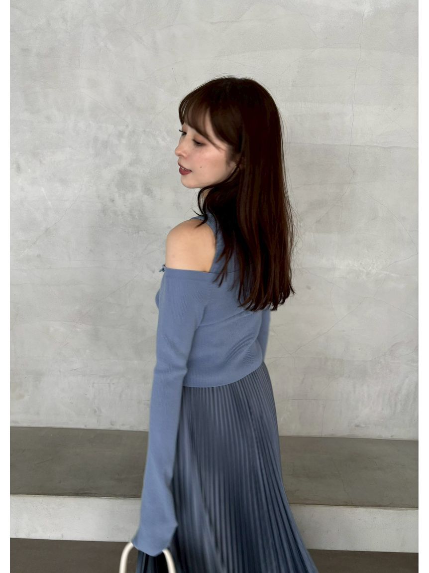 FRAY I.D「ランダムリブクロップドカーディガン」|カーディガン|