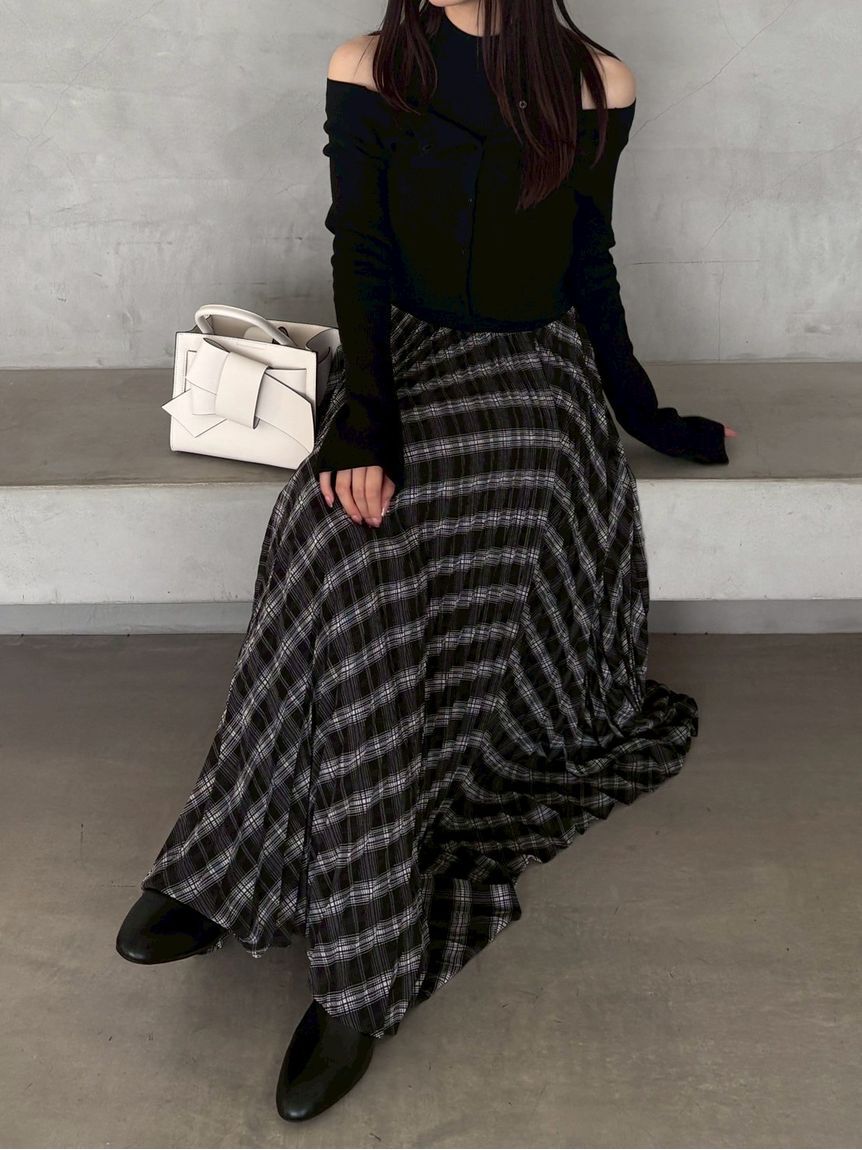 FRAY I.D「ランダムリブクロップドカーディガン」|カーディガン|