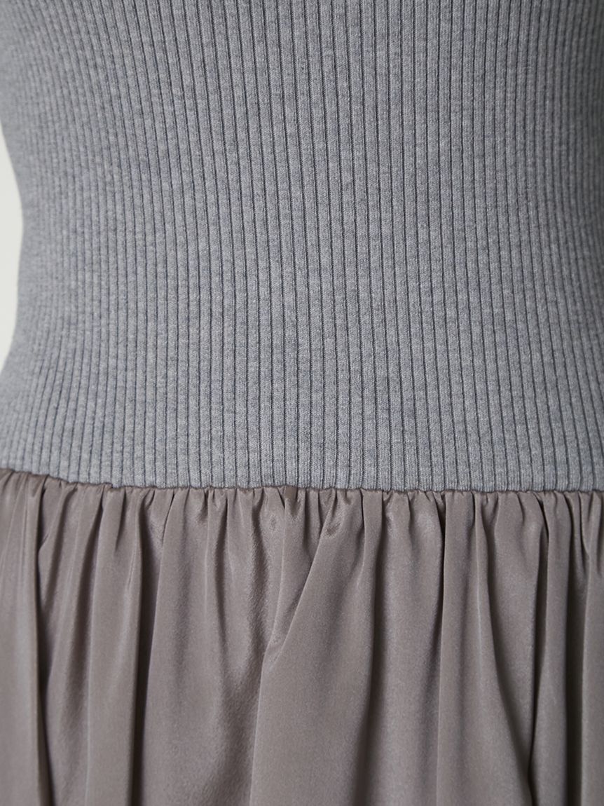 FRAY I.D「ニットドッキングワンピース」|ワンピース|