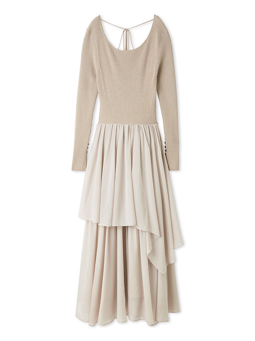 FRAY I.D「ニットドッキングワンピース」|ワンピース|