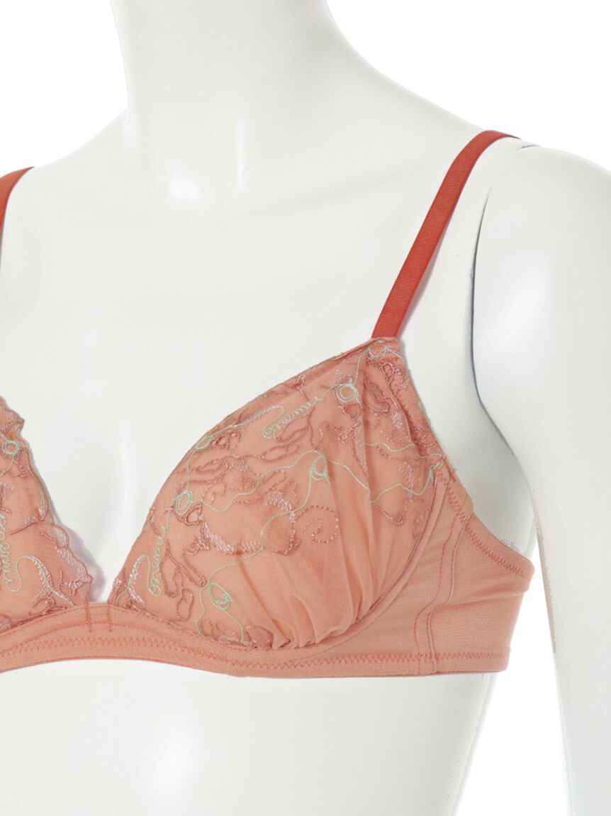 LILY BROWN Lingerie「【LILY BROWN Lingerie】ネコ柄レース　エフォートレシー ブラ」|インナー|