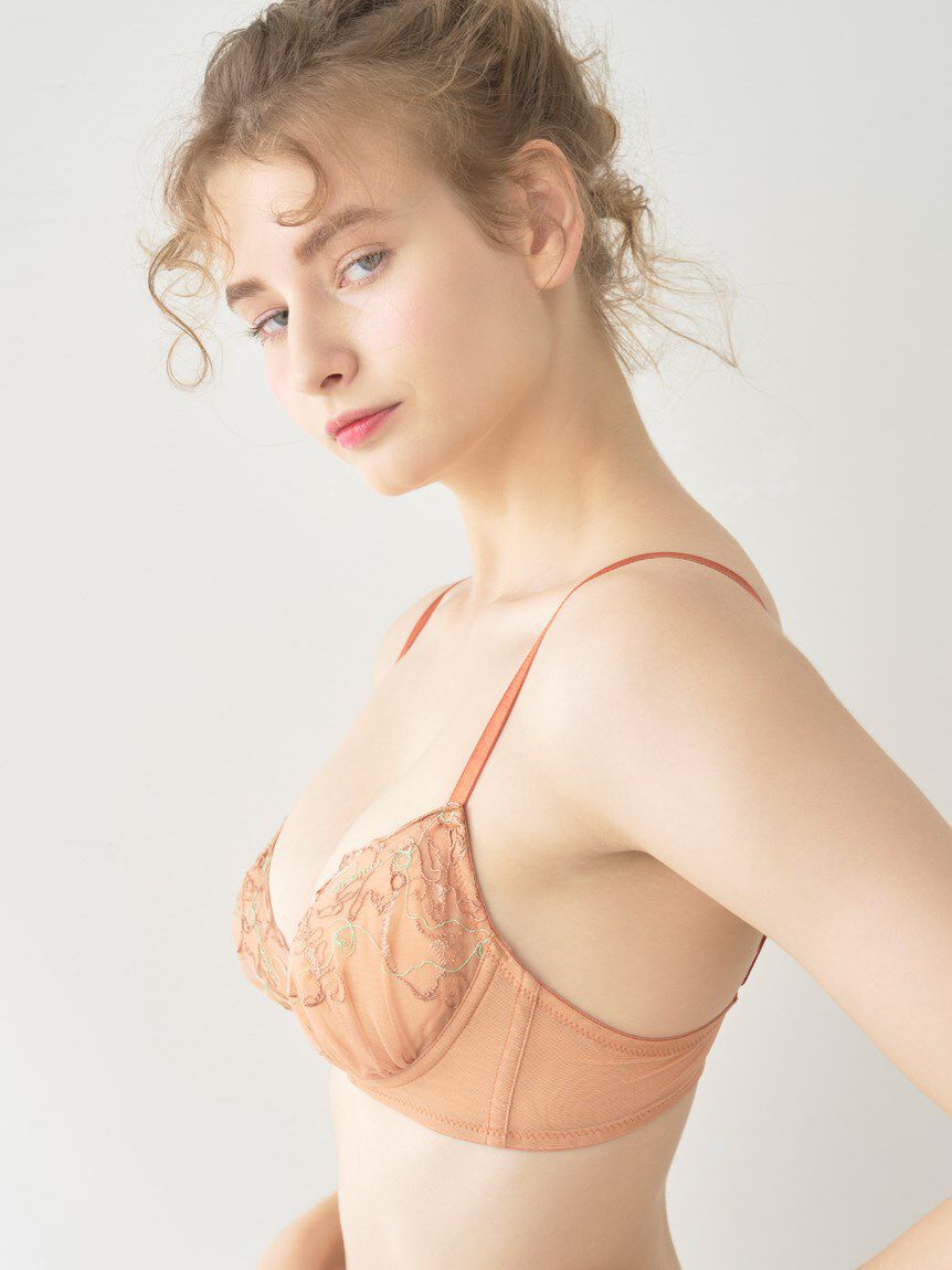 LILY BROWN Lingerie「【LILY BROWN Lingerie】ネコ柄レース　エフォートレシー ブラ」|インナー|