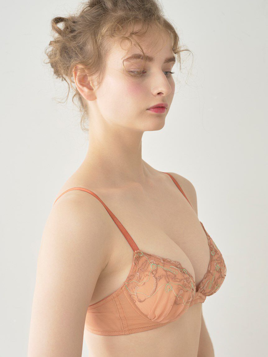 LILY BROWN Lingerie「【LILY BROWN Lingerie】ネコ柄レース　エフォートレシー ブラ」|インナー|