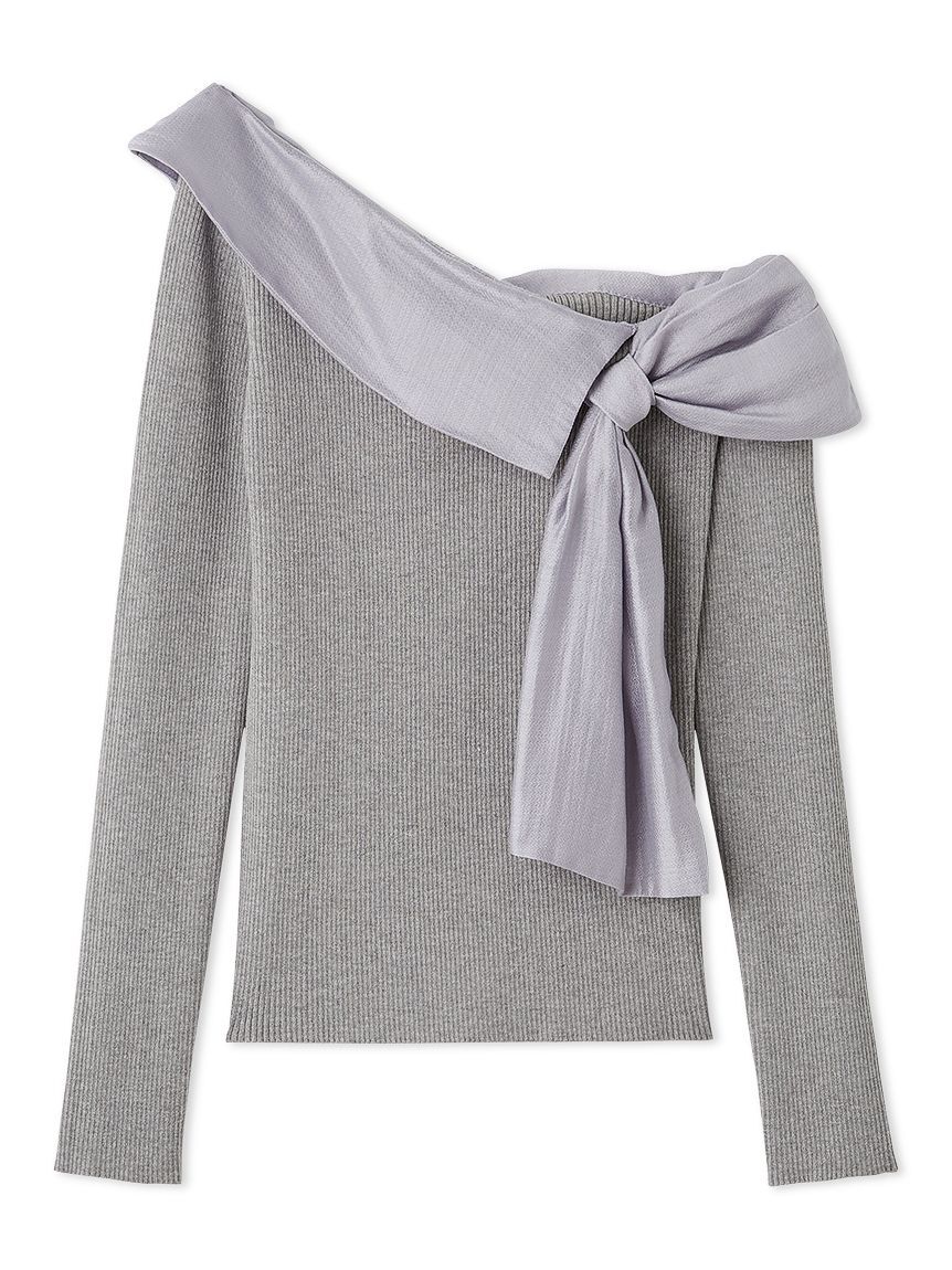 LILY BROWN「リボンディテールドッキングニット」|ニット・セーター|