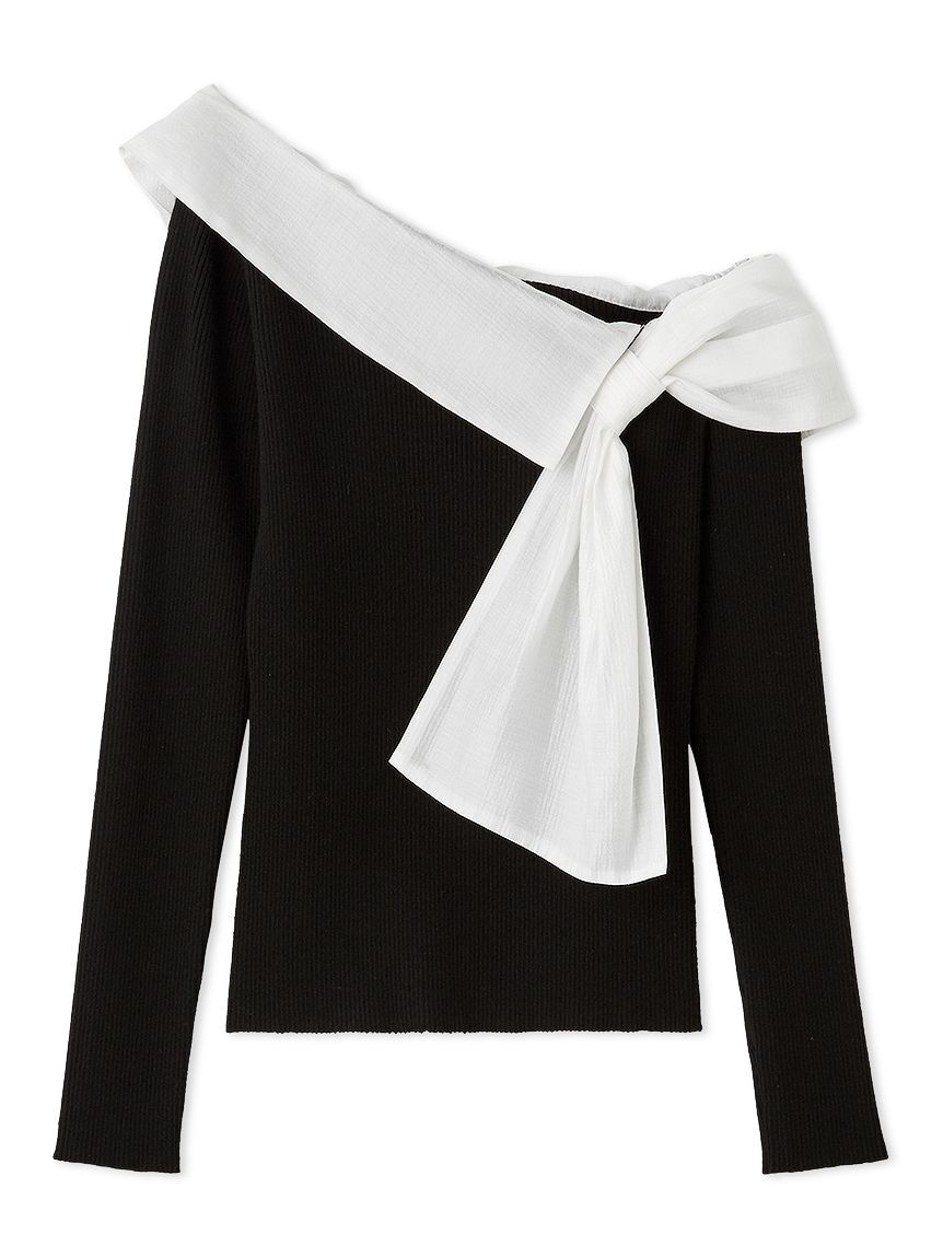 LILY BROWN「リボンディテールドッキングニット」|ニット・セーター|