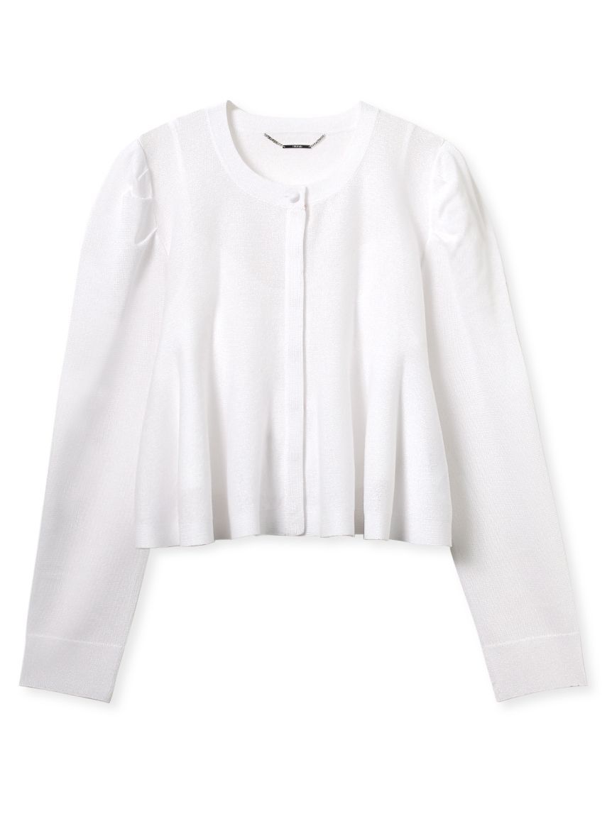 CELFORD「ペプラムシアーニットカーディガン」|カーディガン|