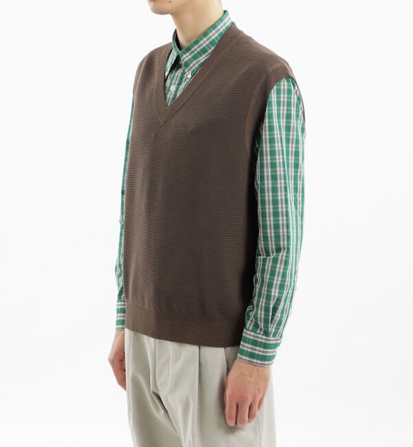 MACKINTOSH PHILOSOPHY「フラッフィーニット Vネックオーバーベスト」|ニット・セーター|