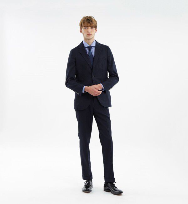 MACKINTOSH PHILOSOPHY「【2024年春夏モデル】トロッター ジャケット#000（ナンバーゼロ）バーズアイストレッチ　リサイクル」|テーラードジャケット|