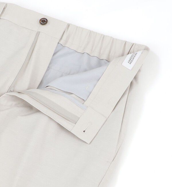 MACKINTOSH PHILOSOPHY「【WEB＆一部店舗限定】リネン混ハイストレッチ　エラスティックパンツ」|その他|