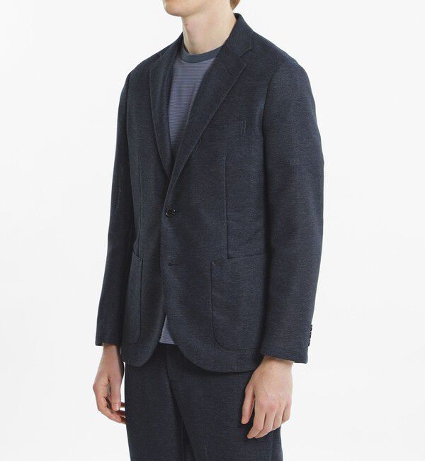 MACKINTOSH PHILOSOPHY「テーラードジャージー ジャケット ウール混カラミ織り」|テーラードジャケット|