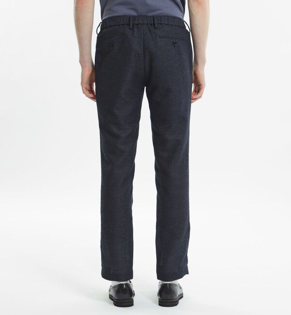 MACKINTOSH PHILOSOPHY「テーラード ジャージー パンツ ウール混カラミ織り」|スラックス|