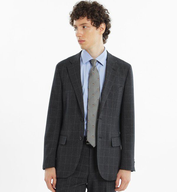 MACKINTOSH PHILOSOPHY「トロッター ジャケット#051 ストレッチドビー/ペーン」|テーラードジャケット|チャコールグレー