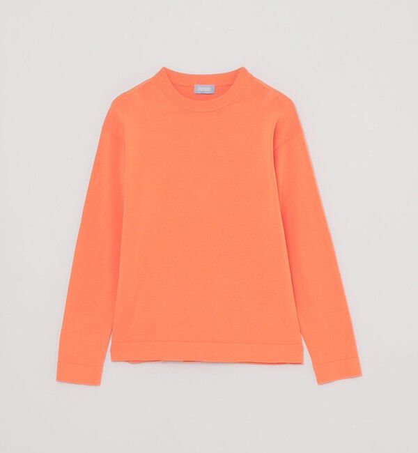 MACKINTOSH PHILOSOPHY「GREY LABEL ファインコットンニットプルオーバー」|Tシャツ・カットソー|オレンジ