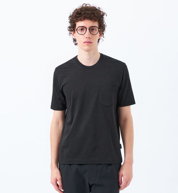 MACKINTOSH PHILOSOPHY「【TROTTER with MOONRAKERS 】 トロッター Tシャツ ムーンテックジャージー」|Tシャツ・カットソー|ブラック