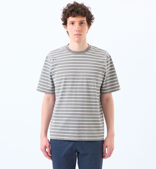 MACKINTOSH PHILOSOPHY「ポップコーンボーダー クルーネックTシャツ」|Tシャツ・カットソー|