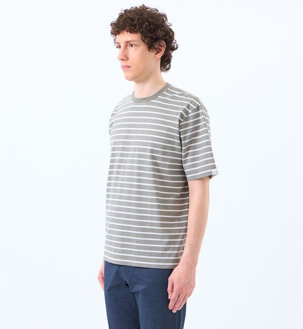 MACKINTOSH PHILOSOPHY「ポップコーンボーダー クルーネックTシャツ」|Tシャツ・カットソー|