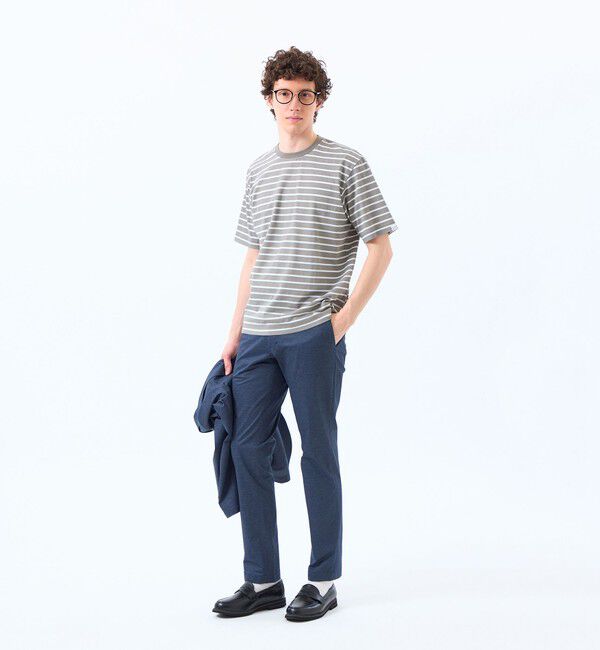 MACKINTOSH PHILOSOPHY「ポップコーンボーダー クルーネックTシャツ」|Tシャツ・カットソー|