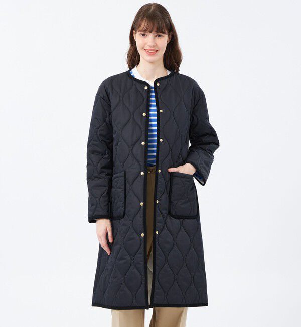 MACKINTOSH PHILOSOPHY「【WEB&一部店舗限定】キルティングロングコート」|その他|ネイビー