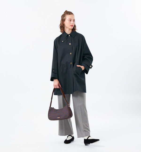 MACKINTOSH PHILOSOPHY「【WELBURY(ウェルベリー)】シャンブレーギャバジン」|ステンカラーコート|