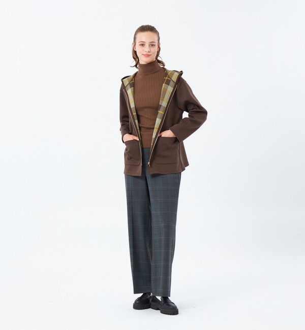 MACKINTOSH PHILOSOPHY「ハウスチェックダンボールコーディガン ミドル」|ブルゾン・スタジャン|