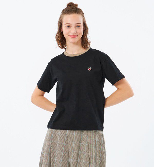 MACKINTOSH PHILOSOPHY「バッキンガムベア リンガーネックT」|Tシャツ・カットソー|ブラック