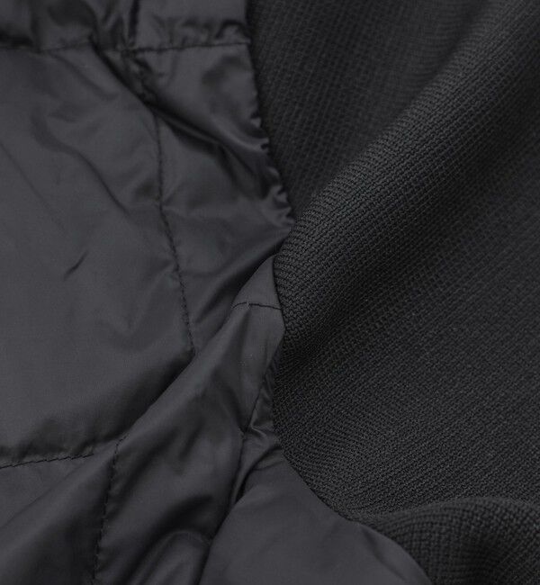 MACKINTOSH PHILOSOPHY「スクエアキルト＆ニット コンビパーカー with TAION」|ブルゾン・スタジャン|