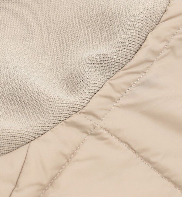 MACKINTOSH PHILOSOPHY「スクエアキルト＆ニット コンビパーカー with TAION」|ブルゾン・スタジャン|